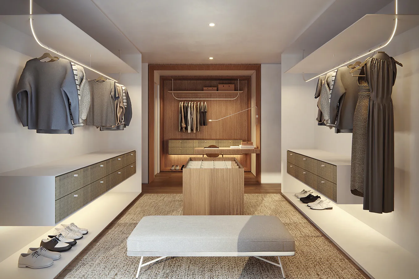 Apartamento Eleva Harmonia em São Paulo - Closet suíte Master